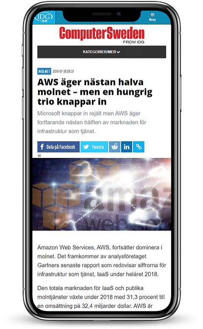 Exempel på responsiv design